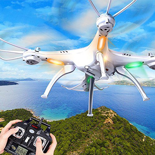 Syma X5SC-1 - Drone cuadricóptero con control remoto y cámara HD, (Negro)
