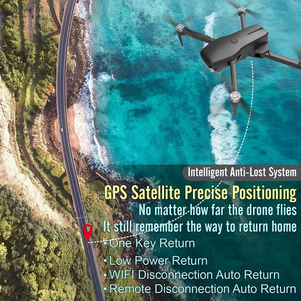 IDEA31 Drone GPS Profesional con Cámara 4k-gps