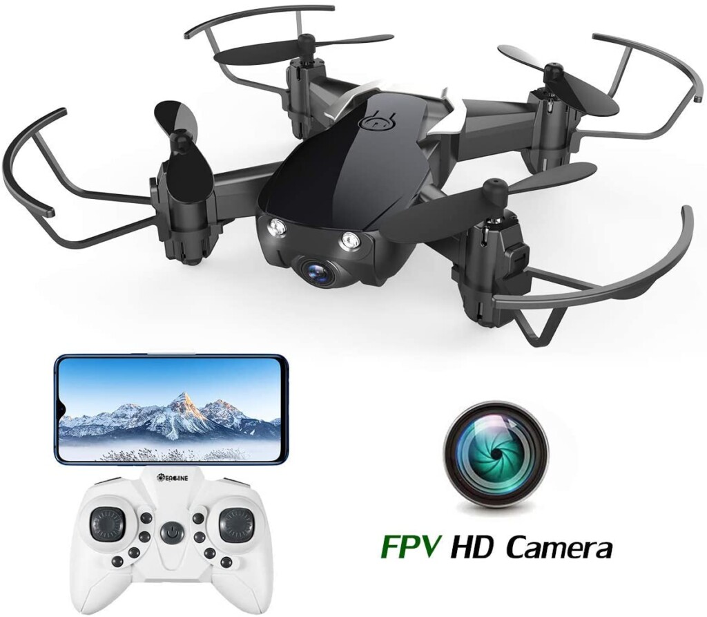 los-mejores-mini-drones-con-camara-baratos-2020-Eachine-E61HW