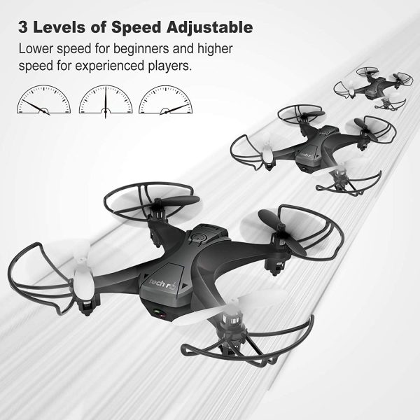 tech rc mini drone con camara y wifi fpv-velocidades