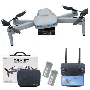 IDEA37 drone con cámara EIS antivibración 4K, GPS,2 ejes,5GHz, WiFi, FPV