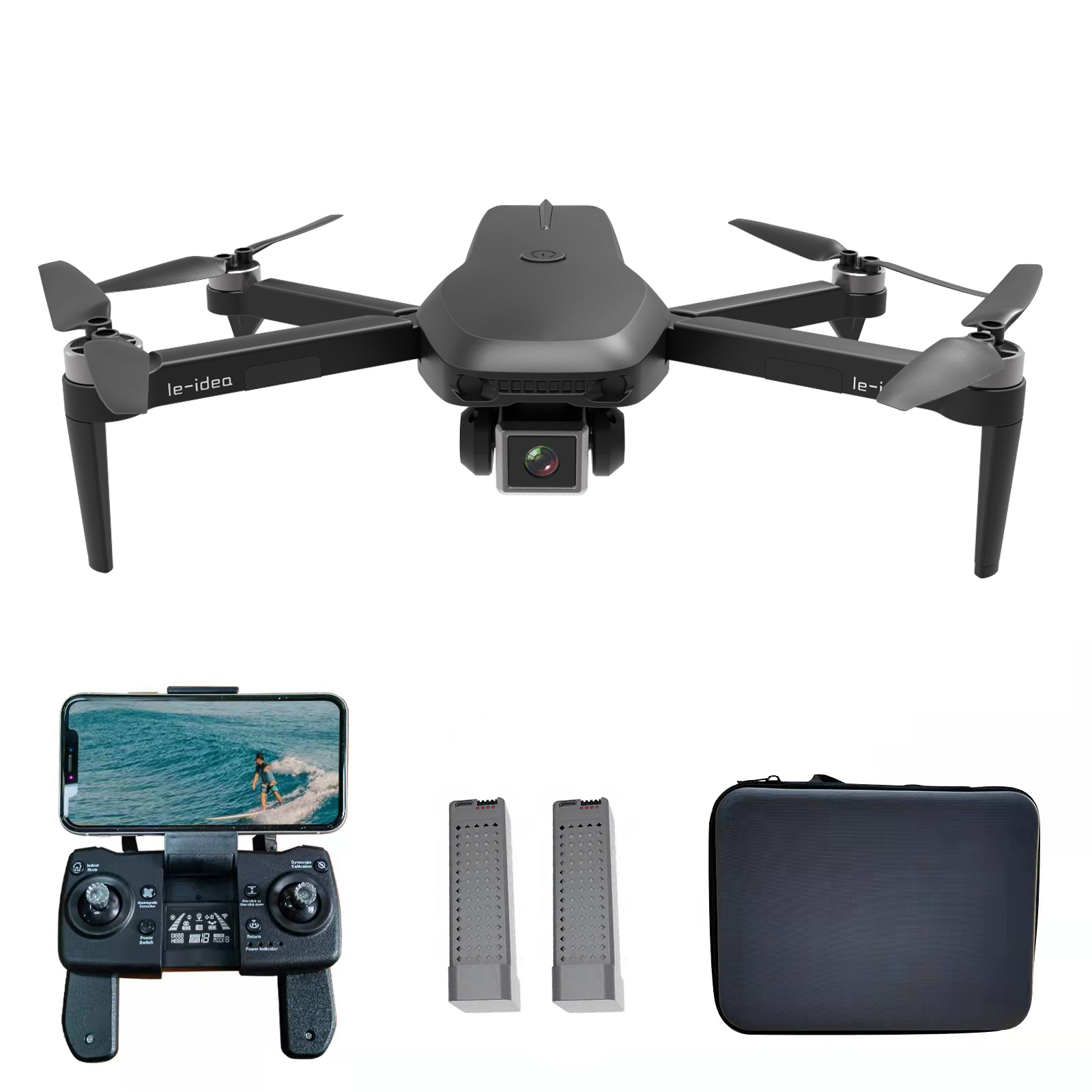 Inyección arrebatar Porque LE- IDEA31-SE drone con camara 4K HD, 5GHz, WiFi, FPV, GPS - midronepro.com