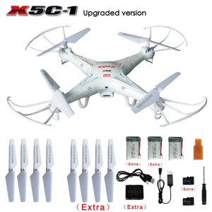 SYMA X5C/ X5C-1 drone con  cámara HD ,Original, 2,4G, 4 canales, 6 ejes,